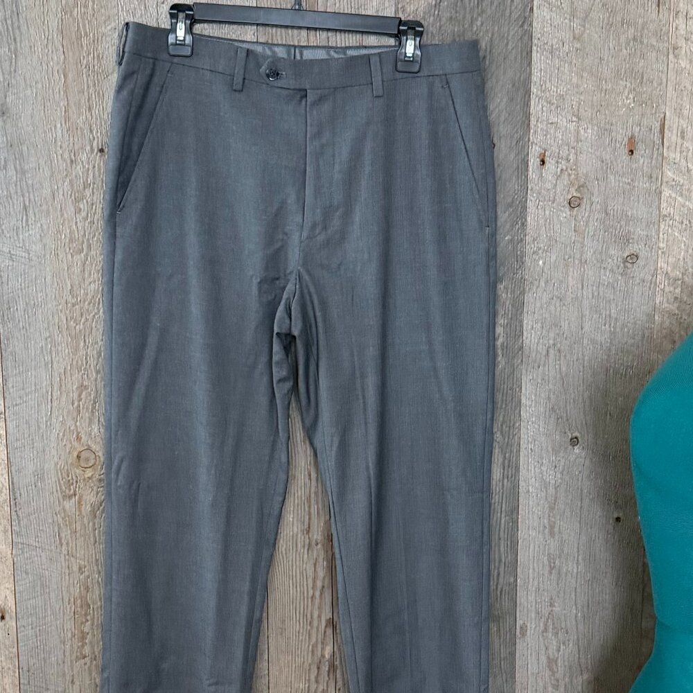 Alfani Men's Suit Slim Fit 40L Jacket 34W x 32L Pants - Picture 7 of 14